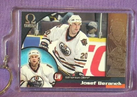 NHL Josef BERANEK - Edmonton OILERS  Keychain BRAND NEW Cover