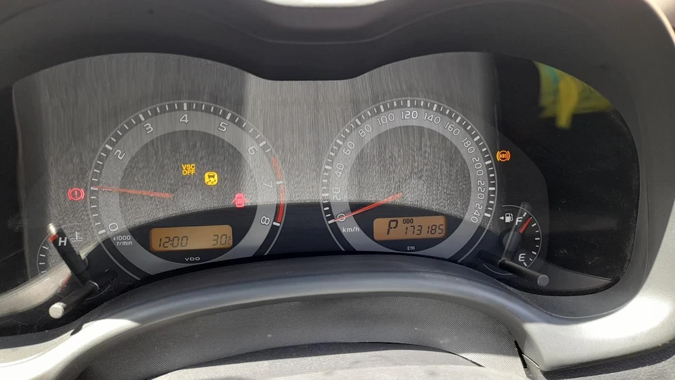 TOYOTA COROLLA INSTRUMENT CLUSTER AUTO, ZRE152/153R, SEDAN, 03/10-12/13 - image 1 of 4