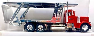 PETERBILT 379 BIG YANK CAR TRANSPORTER TRUCK -1:32- LIMITED EDITION BY NEWRAY - Picture 1 of 8