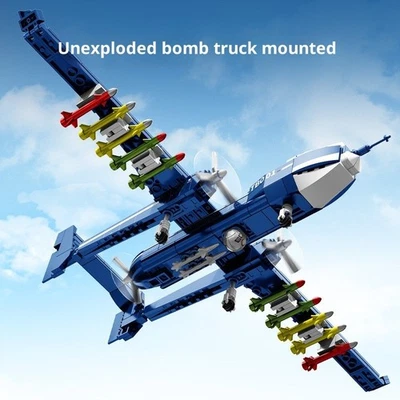 SEMBO 434PCS Fighter Jet — MOC Military Aircraft Blocks ✈️ - Image 1 of 4
