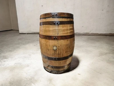 SANDED & OILED RUSTIC WHISKEY BARREL - HOME BAR / PUB - DECOR -  FREE DELIVERY! - Image 1 of 4