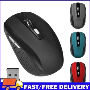 6 Keys 2.4G Wireless USB Receiver 2000DPI Optical Mouse for Laptop Notebook PC - Afbeelding 1 van 27