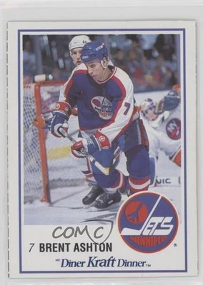 1989-90 Kraft Dinner Food Issue Brent Ashton #46 - Image 1 of 2