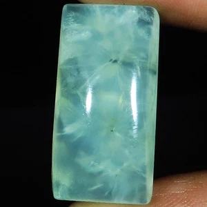 natural PREHNITE cushion cabochon loose gemstone 37.60 Carat. (14 x 28 x 08 mm) - Picture 1 of 6