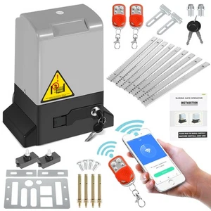 Schiebetorantrieb Toröffner Warnlicht 230V 370/550/750W Motor Torantrieb IP44 - Bild 1 von 19