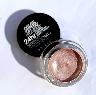 Maybelline Color Tattoo 24Hr Gel Cream Eyeshadow 140 Rose Riot - Image 1 of 4