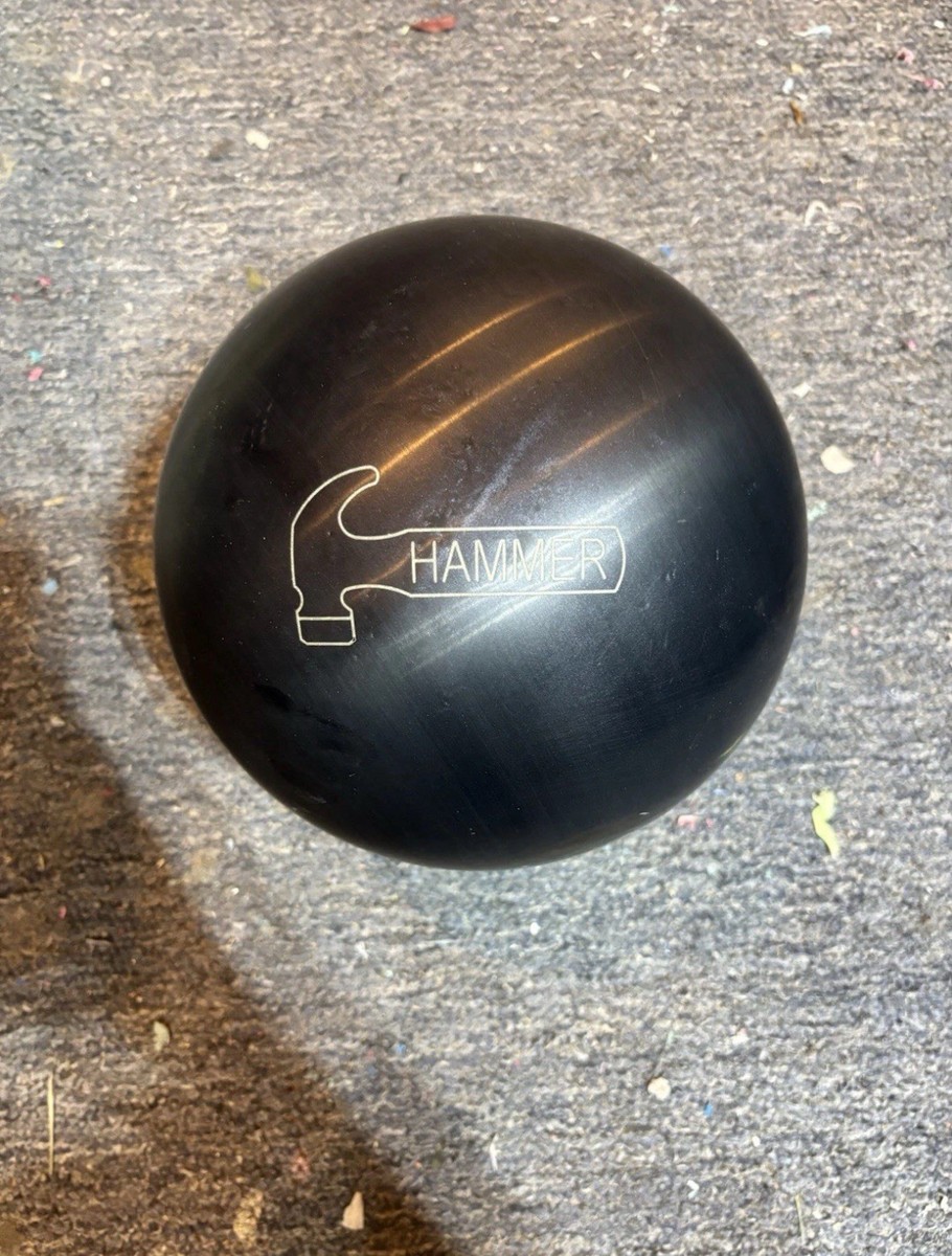 ボール HAMMER BLACK Urethane 15P Hammer Black Pearl Urethane Bowling Ball FREE SHIPPING