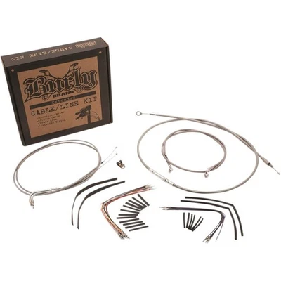Complete Stainless Braided Handlebar Cable/Brake Line Kit For 16" B30-1128 — 第 1/3 张图片