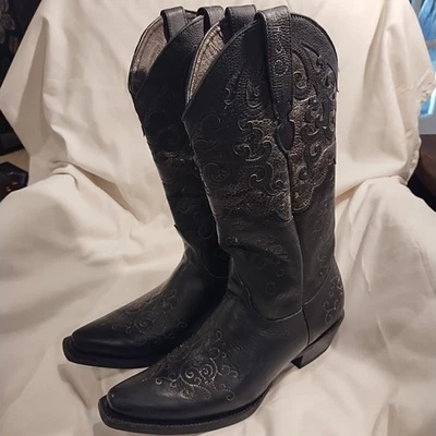 JB Dillon Women's Western Boots Size 10b Made In Mexico - Image 1 of 4