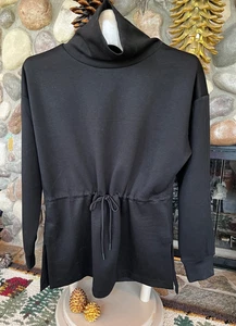 Sudadera ATHLETA NUEVA CON Etiquetas Negra ALLURE CINCH NUEVA SIN ETIQUETAS Talla Pequeña Súper Suave - Imagen 1 de 14