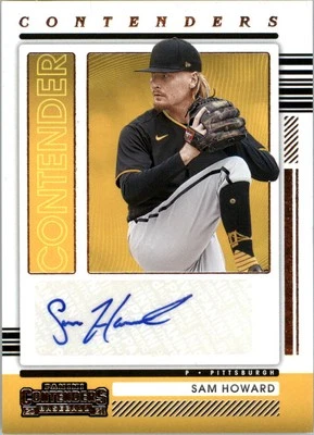 2021 Panini Contenders Contenders Autographs #3 Sam Howard Auto - BB - Image 1 of 2