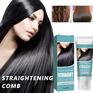 Protein Correcting Hair Straightening Cream -Silk & 1 Gloss Straightening X V6H4 - Picture 1 of 12