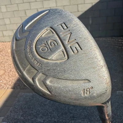 PING G10 18° Stainless Steel 3 Hybrid Golf Club Graphite Shaft Stiff Flex 40.25" - Image 1 of 4