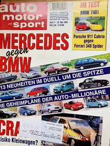AMS Nr. 11 von 1994 - Porsche 911 ./. Ferrari 348, Mercedes gegen BMW - Bild 1 von 1