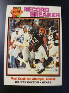 1979 Topps Walter Payton RECORD BREAKER poor card #335... - Bild 1 von 2