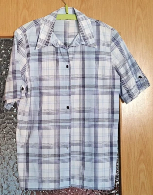 Damen Bluse 38 Damenbluse Hemd Shirt kurzarm #1 - Bild 1 von 4