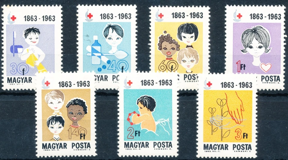 HUNGRÍA - 1963. Cruz Roja Centenario - MNH Foto 1 de 1