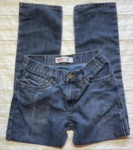 Levis 511 Slim Fit Boys Jeans Medium Wash Blue Denim Pants Size 16 REG 28x28 - Picture 1 of 9