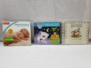 SOOTHING BABY MUSIC 3 CD LOT SWEET DREAMS NIGHTY NIGHT WORLD GUESS HOW MUCH LOVE - Bild 1 von 9