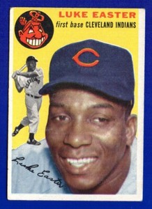 LUKE EASTER indians 1954 TOPPS #23 VG-EX NO CREASES