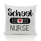 School Nurse 18''x18'' Throw Pillow Case Decorative Home Sofa Bed Couch Cushi...