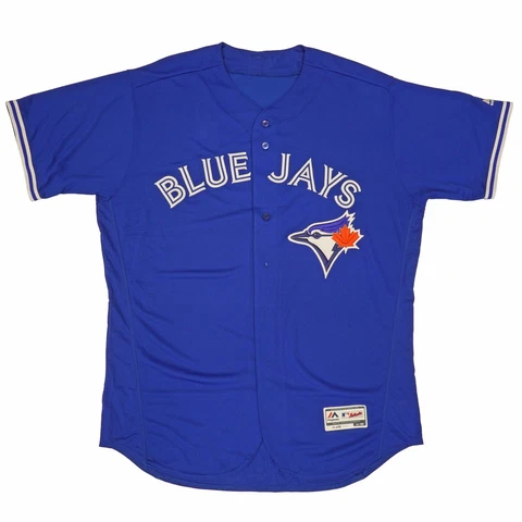 Mens MLB Toronto Blue Jays Authentic On Field Flex Base Jersey - Blue Alternate Cover