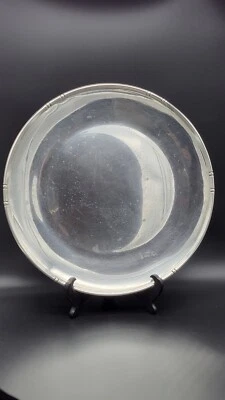 Vintage Baldwin & Miller Sterling Silver Bamboo Pattern Serving Tray, 521 grams - Image 1 of 4