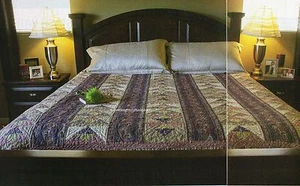 Keepsake Veilchen Quilt Muster zusammengesetzt SM - Bild 1 von 2