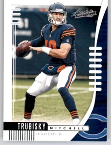 Tarjeta base Absolute Mitchell Trubisky NFL PWE 2019 Mitch Bears #64 - Imagen 1 de 2