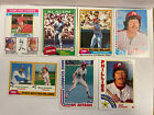 Mike Schmidt 7 Lot 1976 - 84 Topps Free Shipping