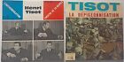 Lot 2 Vinyles 45Tours Henri Tisot - La Depigeonnisation / L'autocirculation 1962