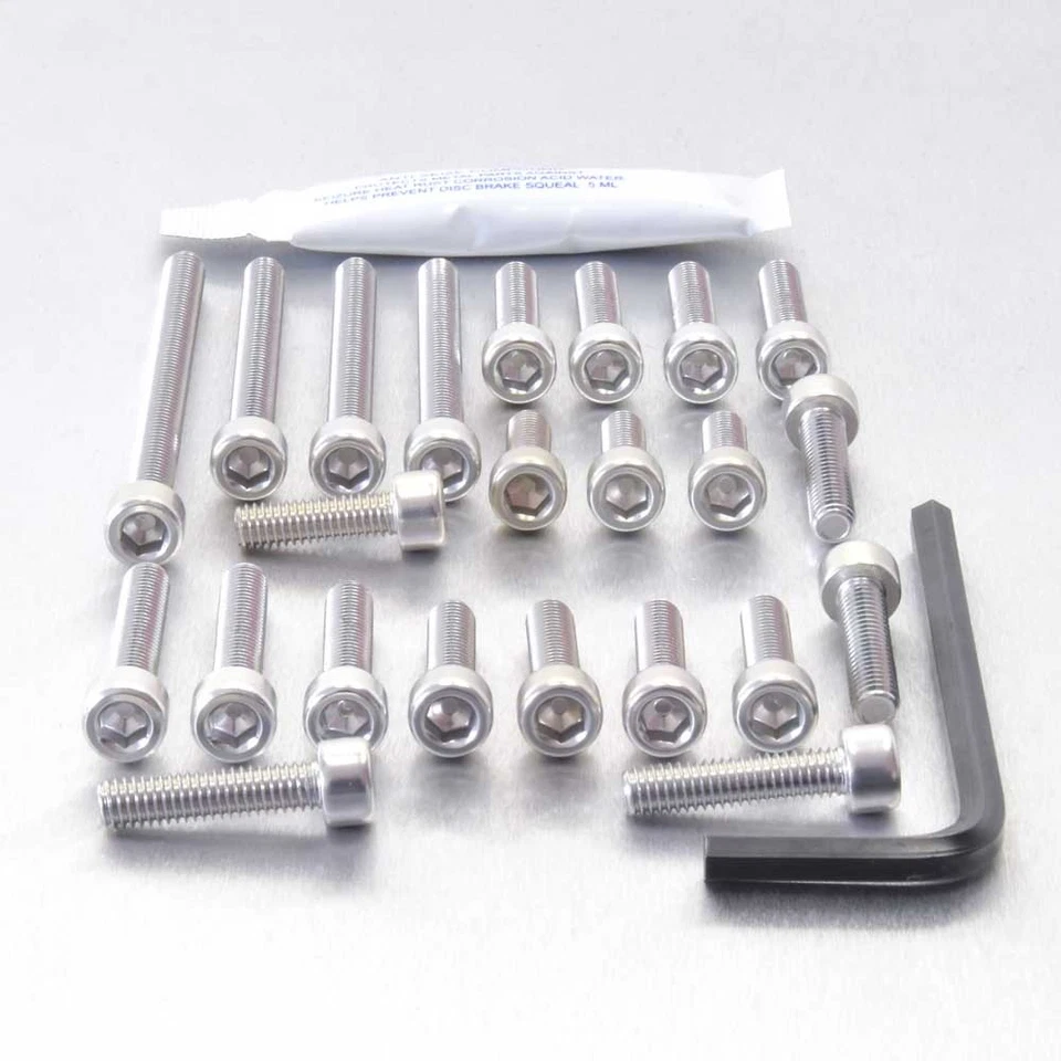 Honda XR650 R 00+ Silver Engine Screw Kit - Image 1 of 1