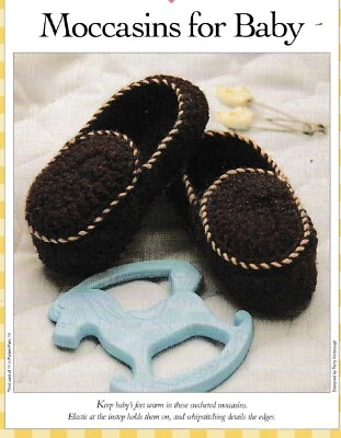 Mocasines para bebé - Hilo de peso deportivo - Patrón de ganchillo SOLO Foto 1 de 2