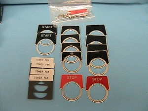 SQUARE D LEGEND PLATES KN-302R KN-301 KN-218 KN-300 KN-200 KN800R - Picture 1 of 3