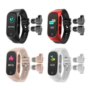 Reloj inteligente N8Unisex 2020 inalámbrico Bluetooth monitor de sueño de presión arterial 2 en 1 - Imagen 1 de 18