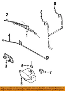 MAZDA OEM 87-93 B2200 Wiper Washer-Wiper Arm Right UB7667321 - Picture 1 of 1
