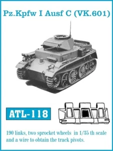 Friulmodel - Metal Tank Tracks for Pz.KpfwbI Aufs C (VK.601) 1/35th - ALT118 - Picture 1 of 1