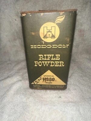 Rifle Hodgdon de colección polvo esférico marca H380 lata de publicidad (vacío) Foto 1 de 4