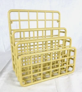 De colección 1983 YAFFA Marrón Tostado Organizador Estante Mini Atrapa Todo Montaje en Pared o Independiente - Imagen 1 de 11