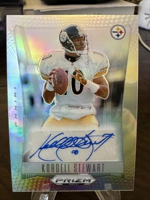 Kordell Stewart 2024 Panini Prizm Deca Fútbol Firmas Plata Prizm!🔥 Foto 1 de 4