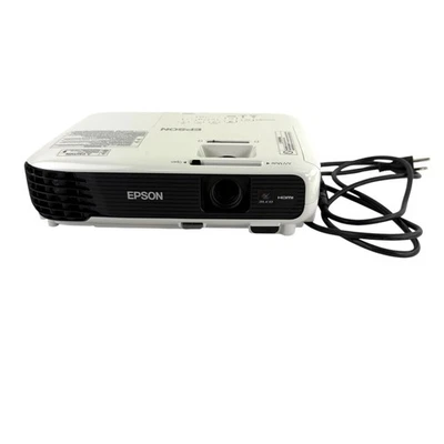 Epson VS240 SVGA 3LCD Projector 3000 Lumens Color H719A w/ Power Cord Tested - Image 1 of 4