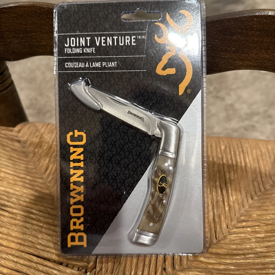 Navaja de bolsillo Browning Joint Venture Rams bocina carpeta Foto 1 de 4