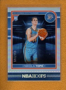 Nikola Topic 2024-25 Panini NBA Hoops Basketball Rookie Silver RC #242 /199 - Picture 1 of 2