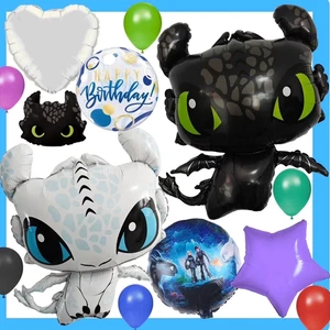 How to Train a Dragon Ballons Bouquet - Bild 1 von 7