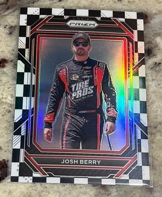 2023 Panini Prizm Racing Checkered Flag Prizm Josh Berry No. 45 #’D 31/50 - Image 1 of 2