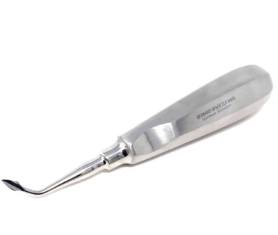 Pala de cirugía dental cóncava curva punta raíz elevador #60L Foto 1 de 3