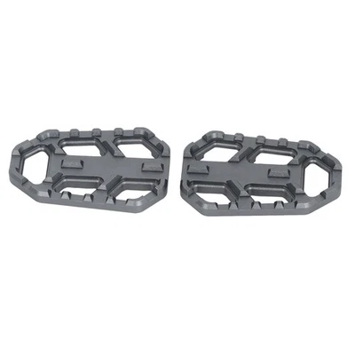 Motorcycle Foot Pegs Non Slip CNC Aluminum Gray for Versys X300 650 1000 - Image 1 of 4