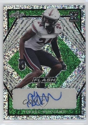 2021 Leaf Flash Green /25 Israel Mukuamu #BA-IM1 Rookie Auto RC - Image 1 of 2
