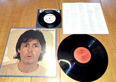 Paul McCartney - McCartney II Vinyl LP Album 1980 Columbia FC 36511 w/ Bonus 7” - Image 1 of 4