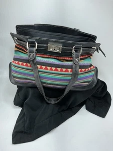 CHAPS Southwest Blanket Style Purse Handbag Shoulder Bag Faux Leather - Picture 1 of 13